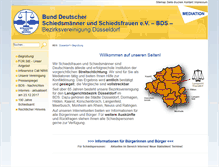 Tablet Screenshot of bds-duesseldorf.de
